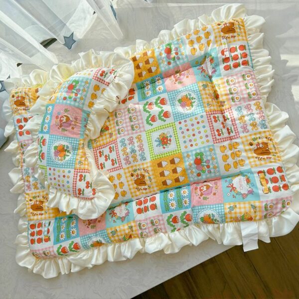 Pet Pillow Bed - Washable Winter Dog Cushion - Image 3